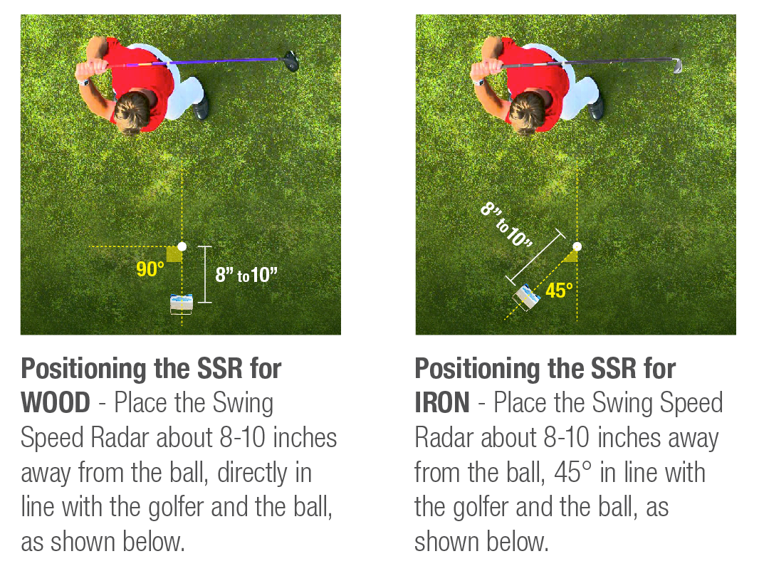 Swing Speed Radar - Provides Accurate Personal Golf Club And Bat Swing Speeds 20 To 200